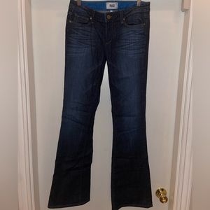 Paige Skyline Boot-Size 28, Dark Wash